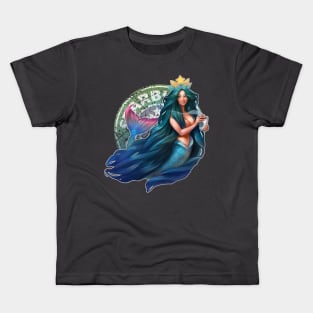 Coffee mermaid Kids T-Shirt